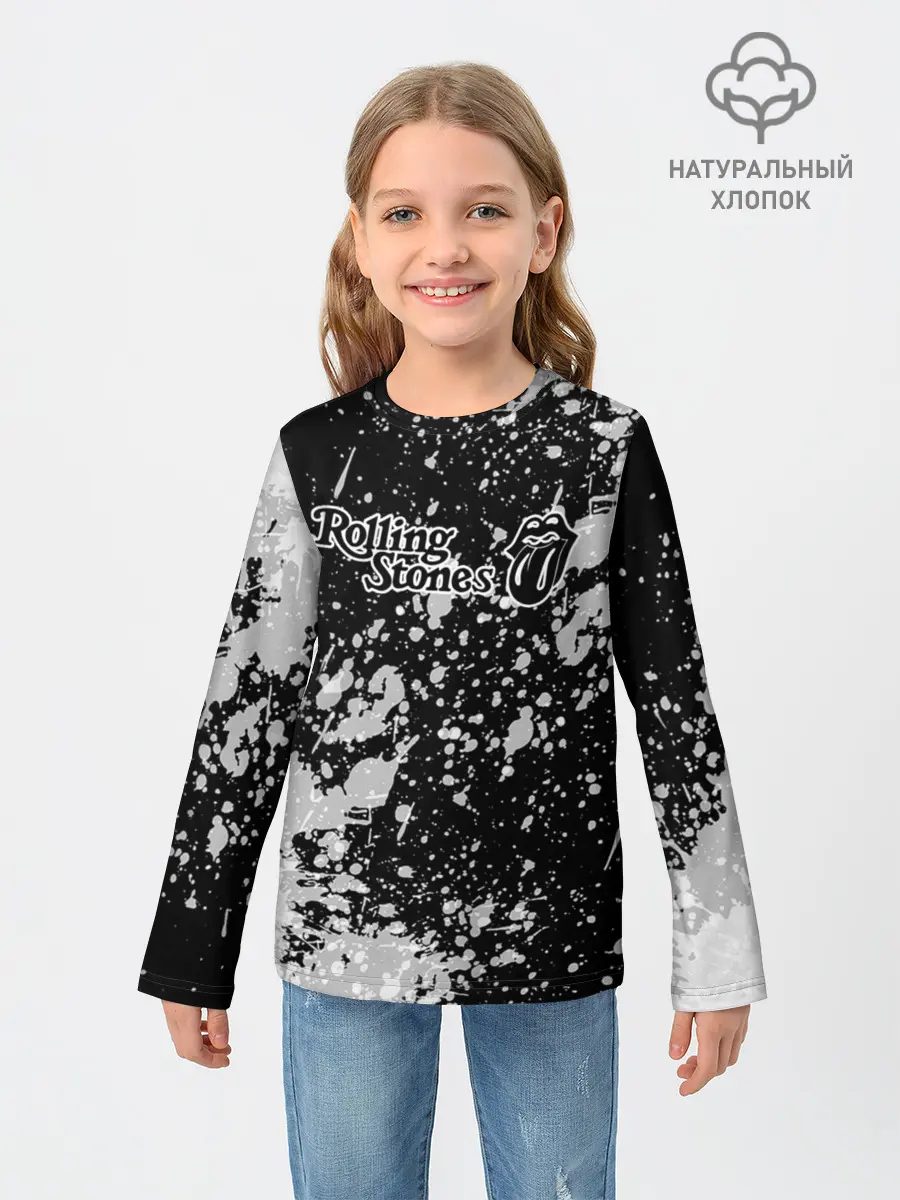 Детский лонгслив / Rolling Stones