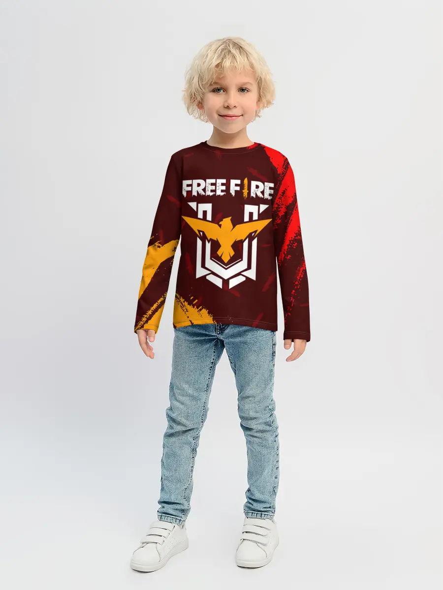 Детский лонгслив / FREE FIRE / ФРИ ФАЕР