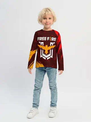 Детский лонгслив / FREE FIRE / ФРИ ФАЕР