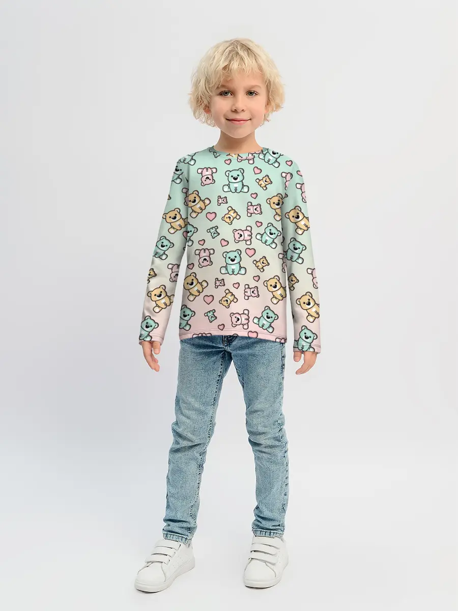 Детский лонгслив / МИШКИ