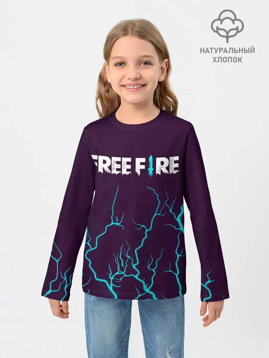 Детский лонгслив / FREE FIRE / ФРИ ФАЕР