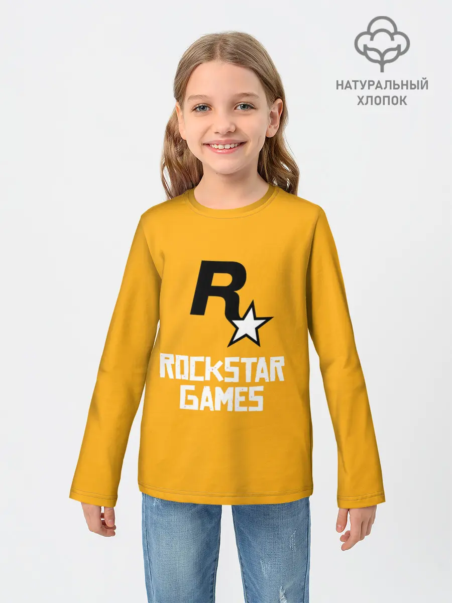 Детский лонгслив / Рокстар