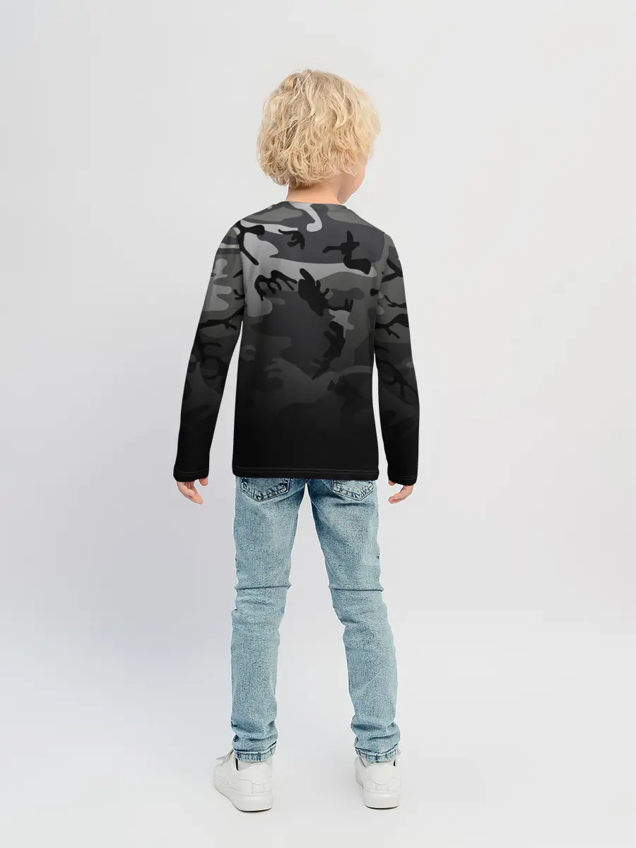 Детский лонгслив / Камуфляж СССР