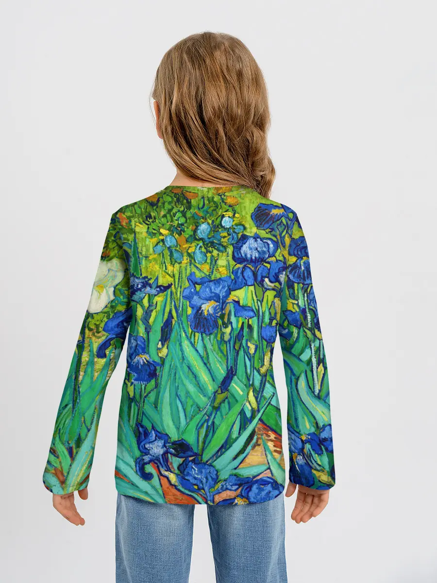 Детский лонгслив / Ирисы Ван Гога