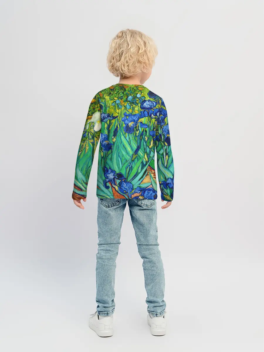 Детский лонгслив / Ирисы Ван Гога