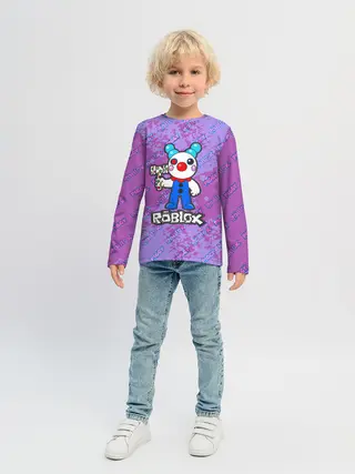 Детский лонгслив / Свинка Пигги из Roblox