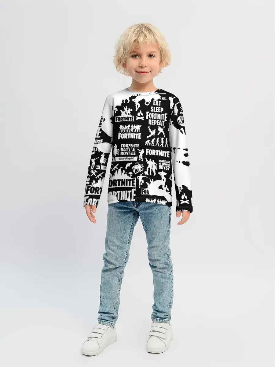 Детский лонгслив / Fortnite