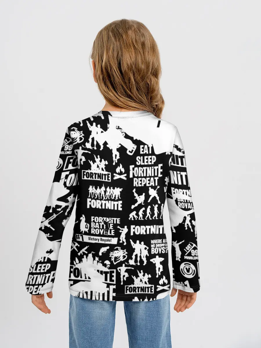 Детский лонгслив / Fortnite
