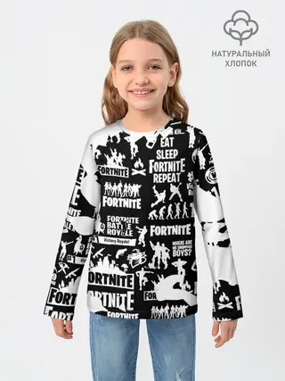 Детский лонгслив / Fortnite