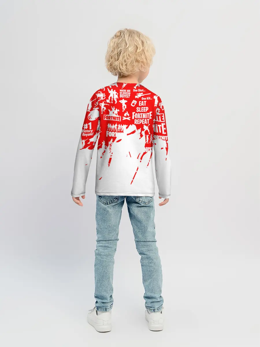 Детский лонгслив / Fortnite