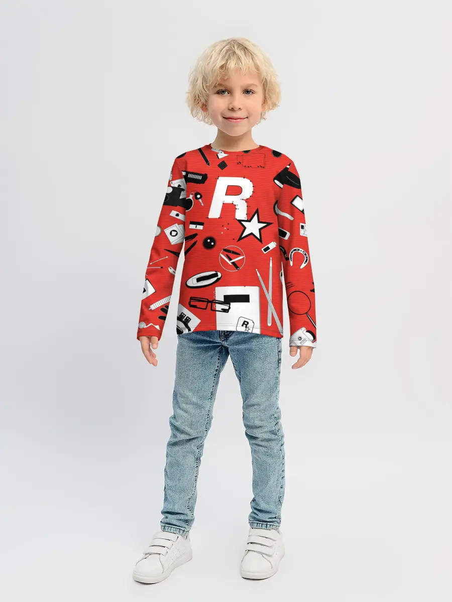 Детский лонгслив / Rockstar