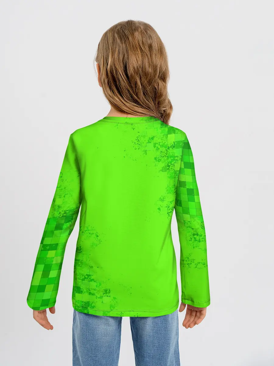 Детский лонгслив / MINECRAFT CREEPER