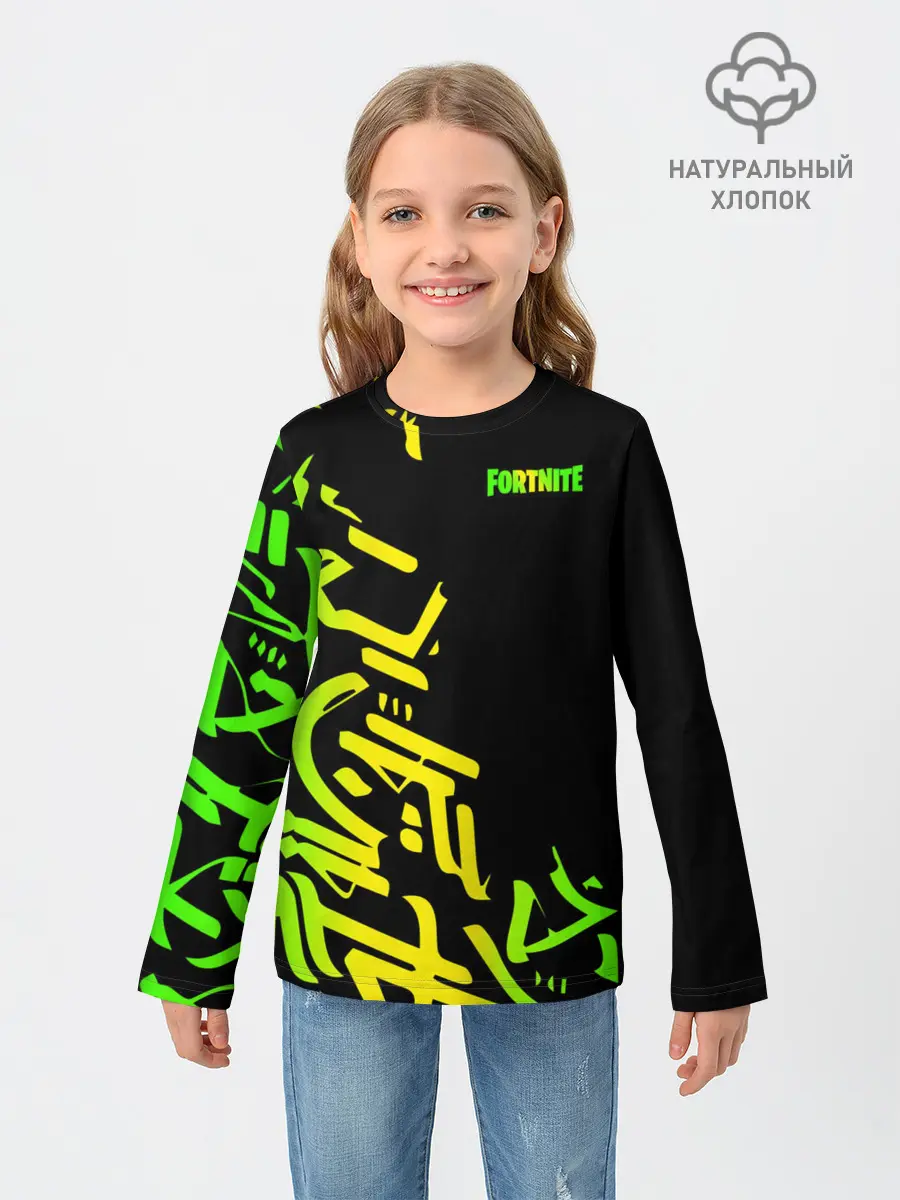 Детский лонгслив / Fortnite