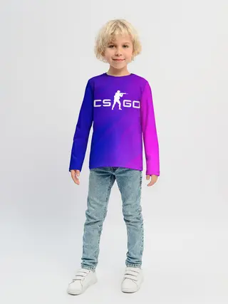 Детский лонгслив / CS GO | КС ГО