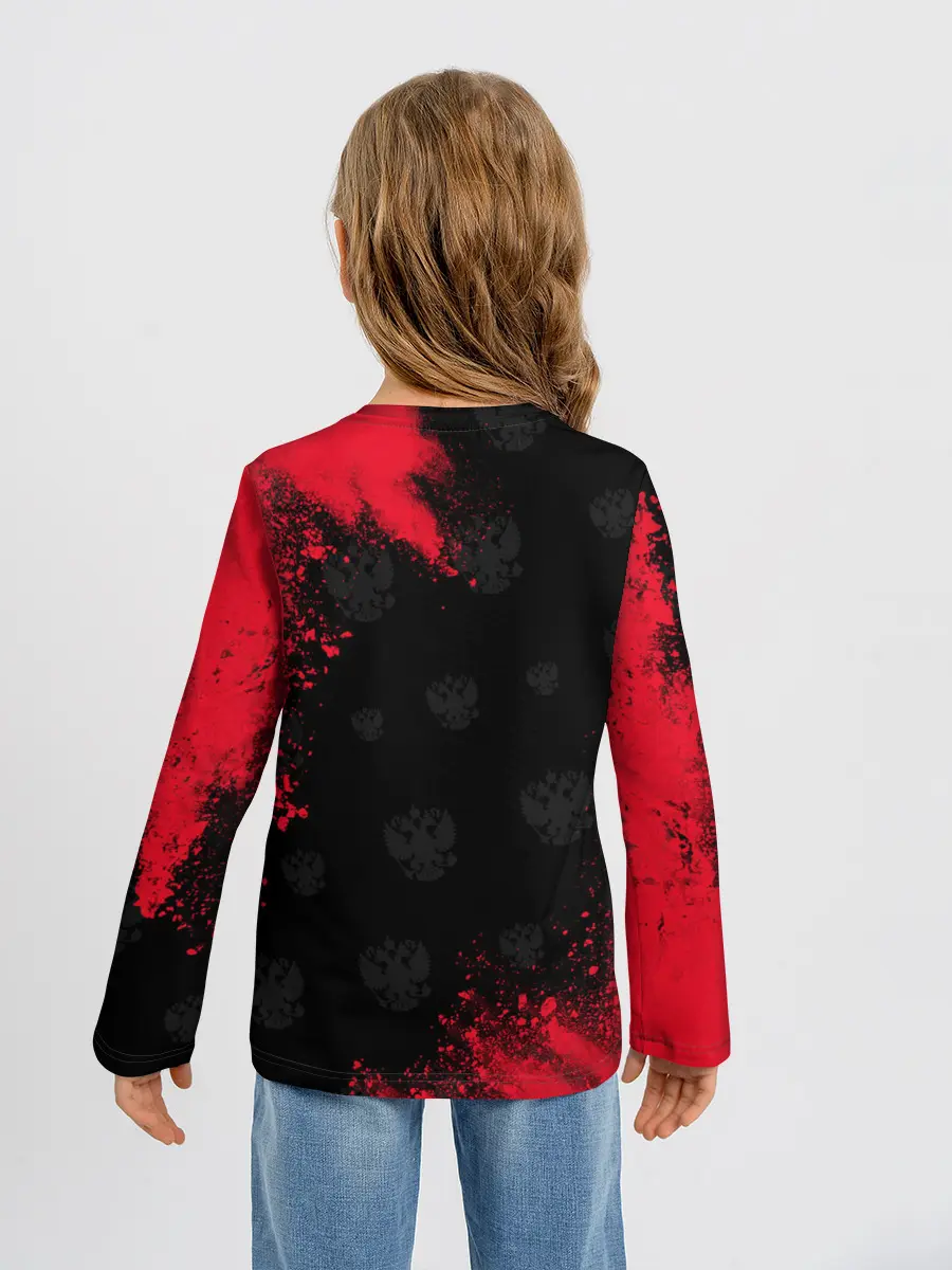 Детский лонгслив / РОССИЯ / RUSSIA