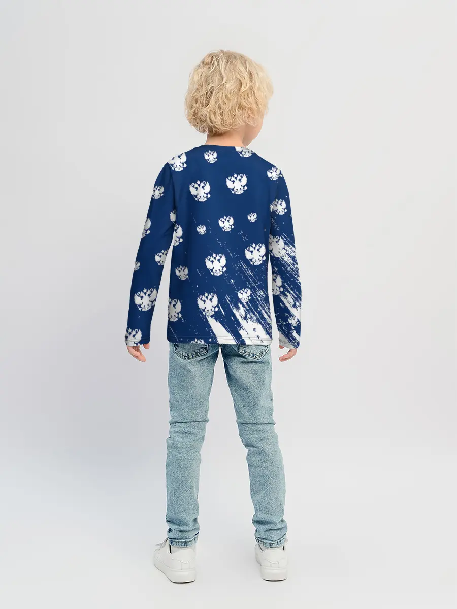 Детский лонгслив / RUSSIA / РОССИЯ