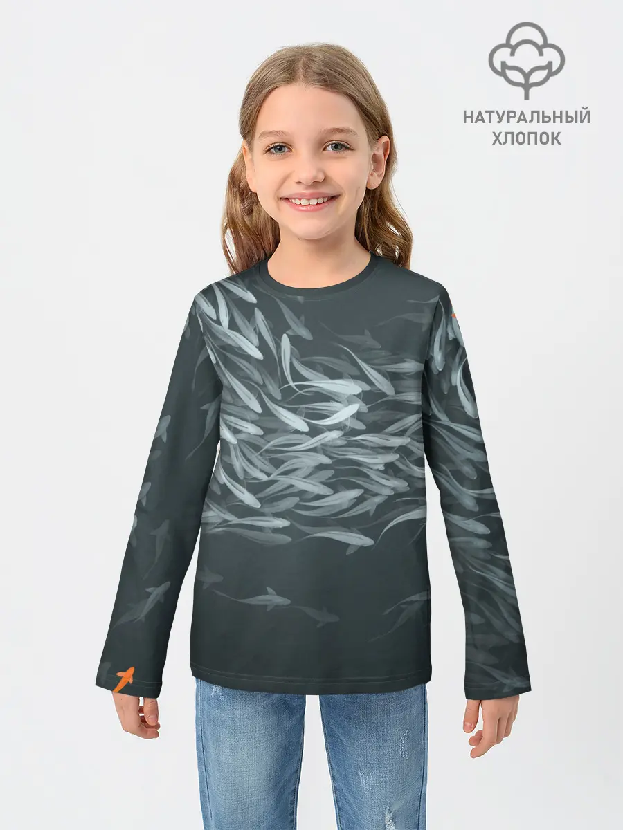 Детский лонгслив / Рыбы
