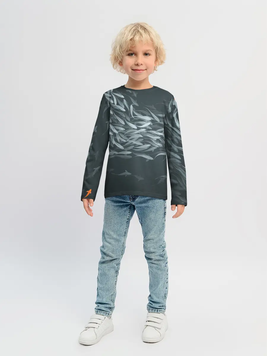 Детский лонгслив / Рыбы