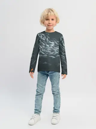 Детский лонгслив / Рыбы