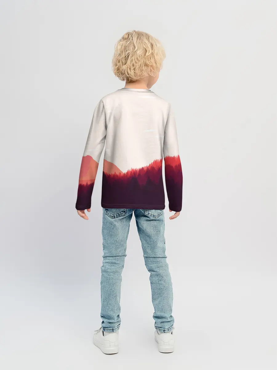 Детский лонгслив / Пейзаж №1