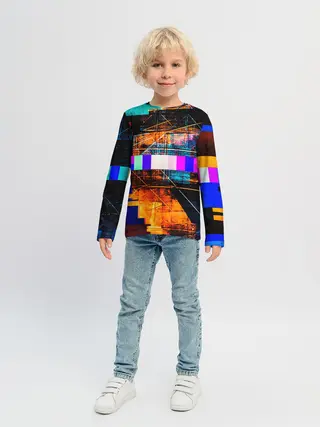 Детский лонгслив / ПОМЕХИ