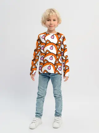 Детский лонгслив / ЛИСИЧКИ