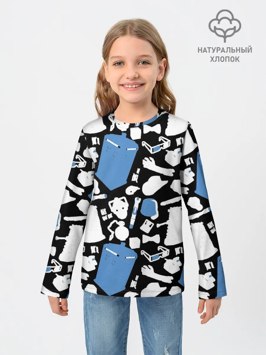 Детский лонгслив / ТАРДИС