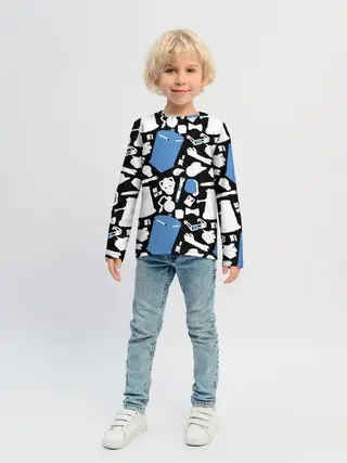 Детский лонгслив / ТАРДИС