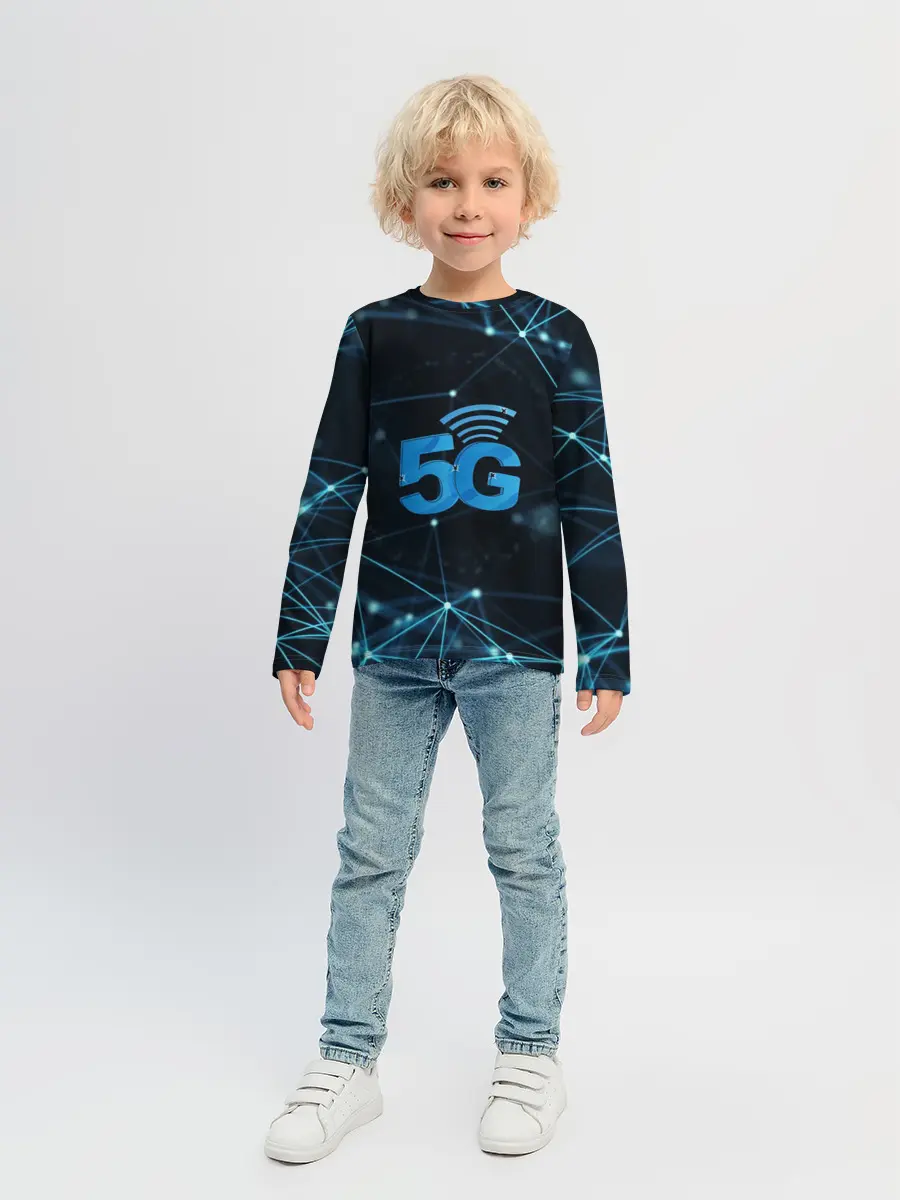 Детский лонгслив / 5G Network