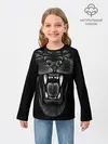 Детский лонгслив / Черная пантера