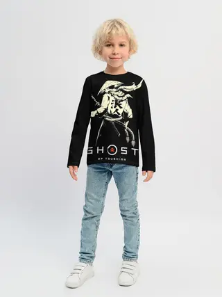 Детский лонгслив / Ghost of Tsushima Samurai