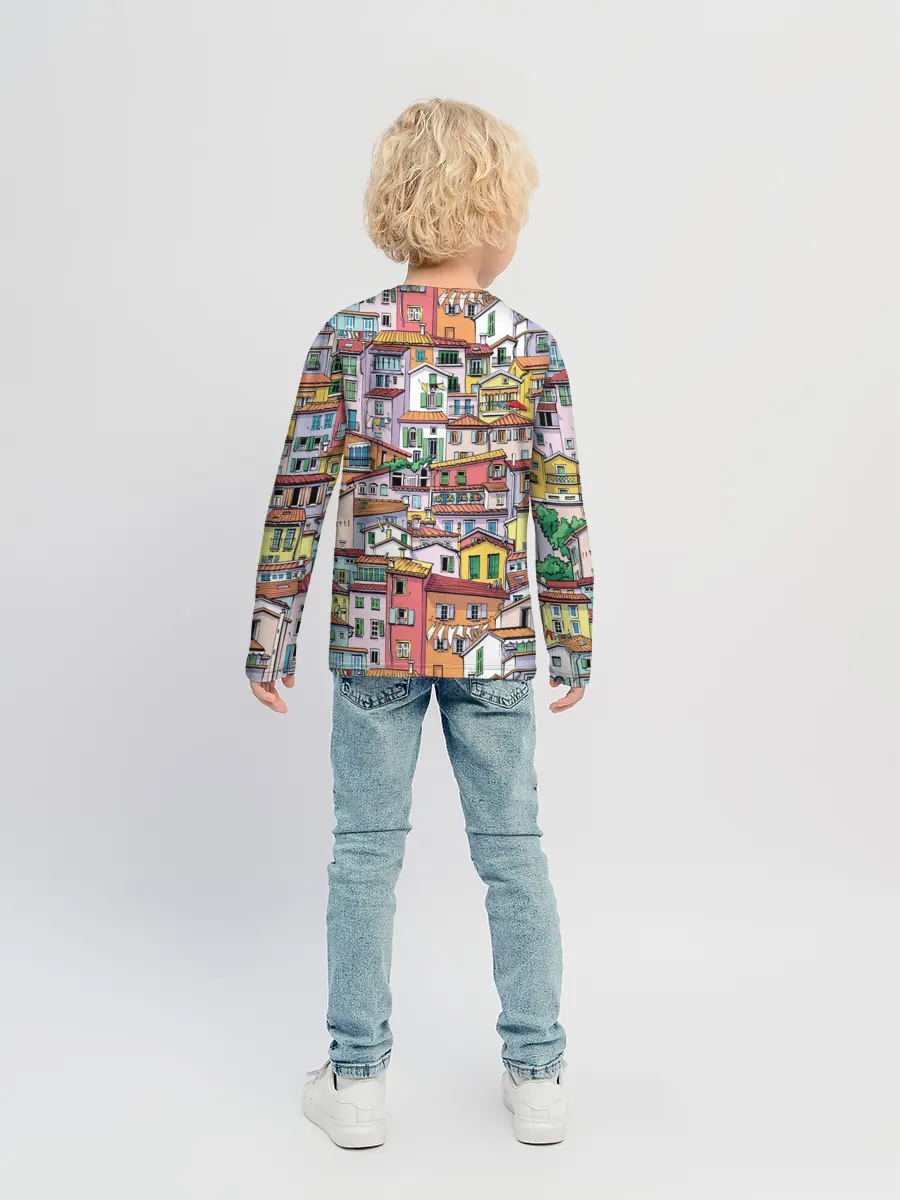 Детский лонгслив / Ментон Франция