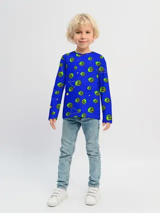 Детский лонгслив / Лягушка Пепе
