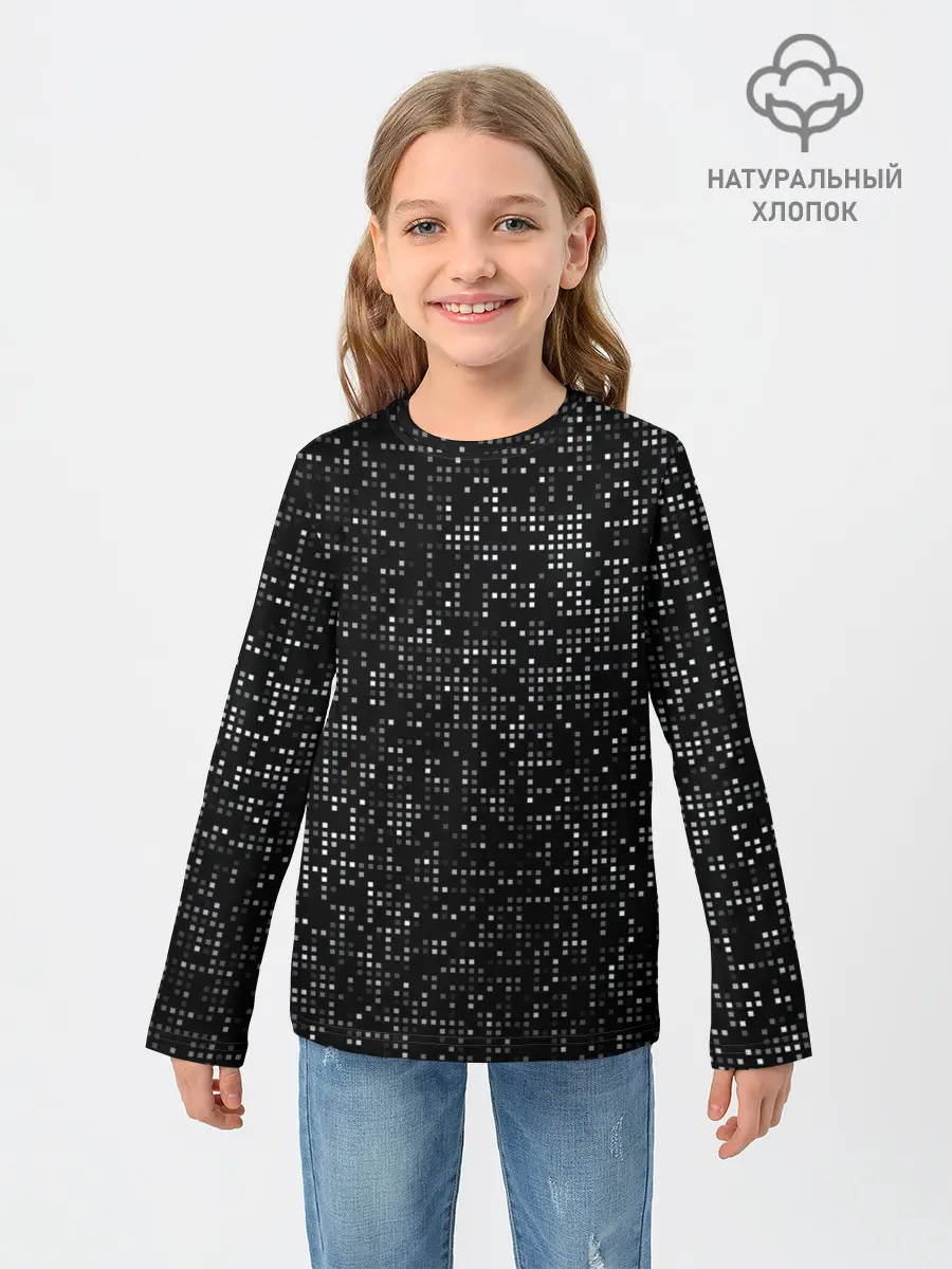 Детский лонгслив / Блестящие полутона