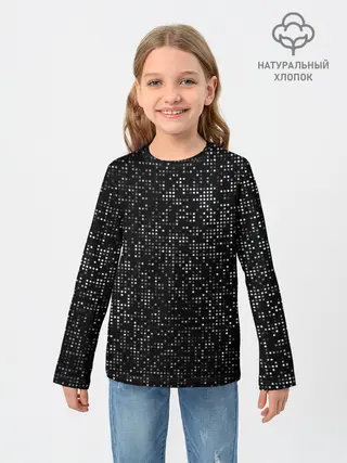 Детский лонгслив / Блестящие полутона