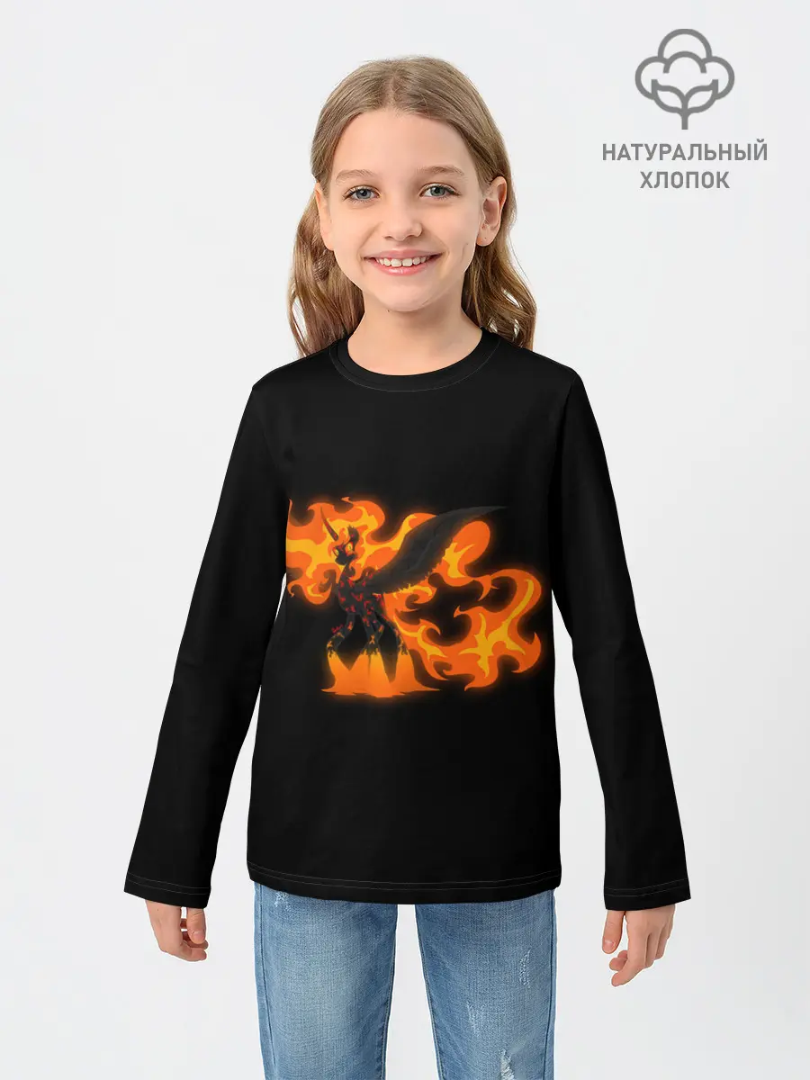 Детский лонгслив / Лавовая принцесса Дейбрейкер