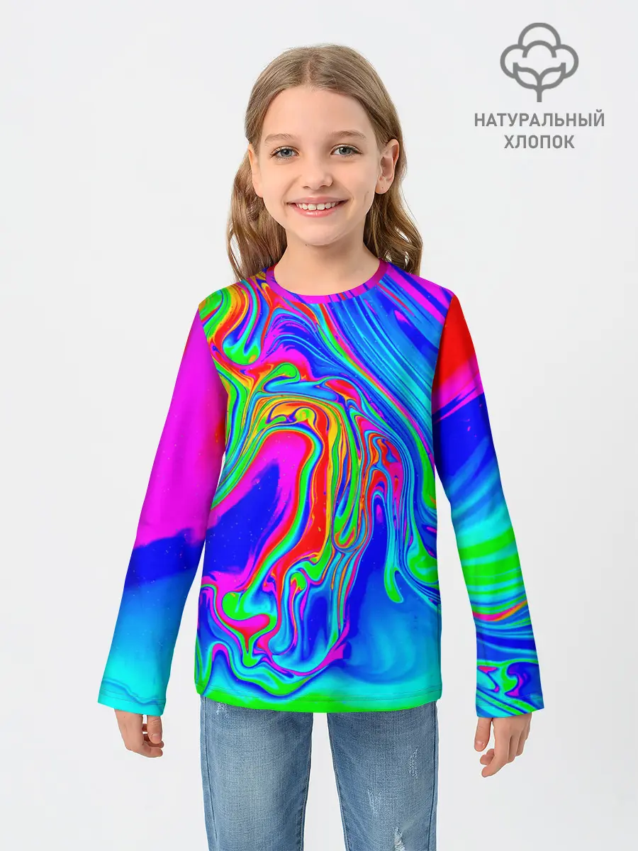 Детский лонгслив / Краска