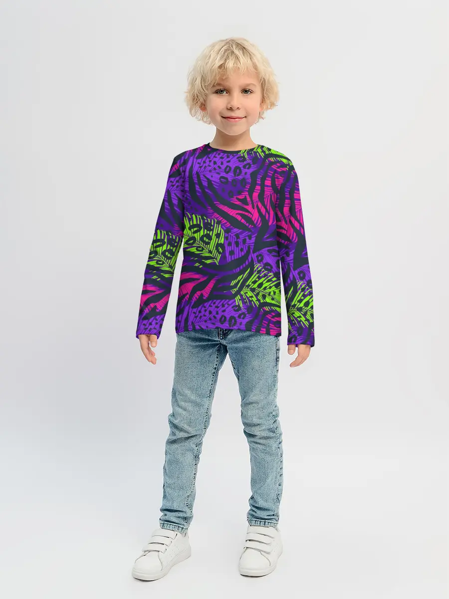 Детский лонгслив / Африканский дух