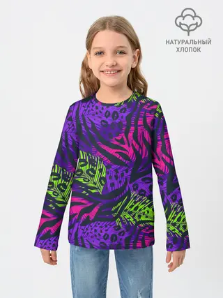 Детский лонгслив / Африканский дух