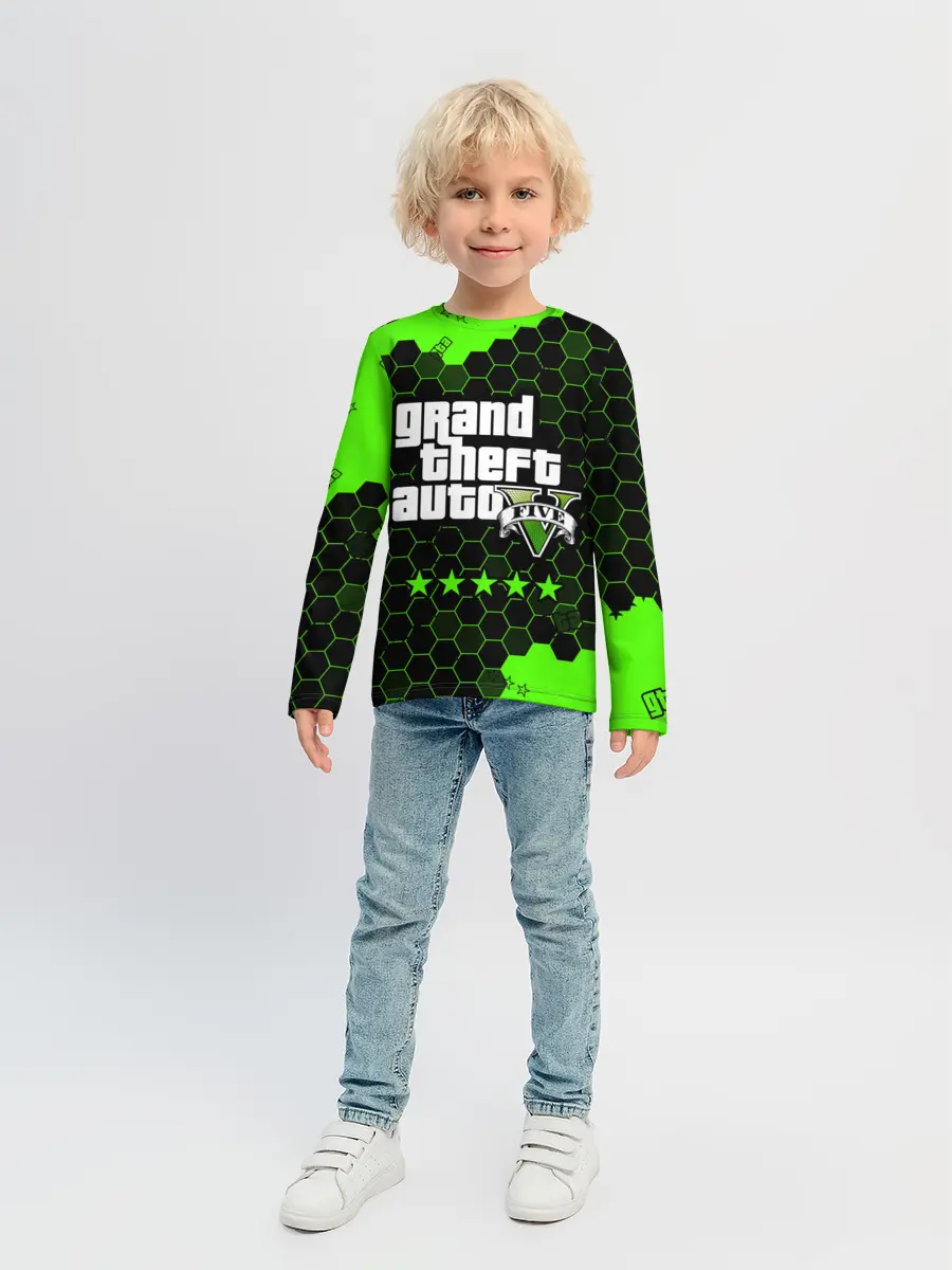 Детский лонгслив / GTA 5 / ГТА 5