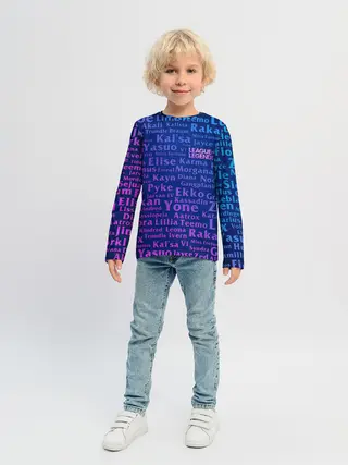 Детский лонгслив / League of Legends Names