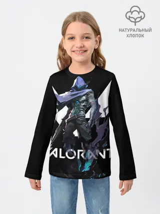 Детский лонгслив / VALORANT OMEN