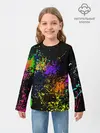 Детский лонгслив / БРЫЗКИ КРАСОК