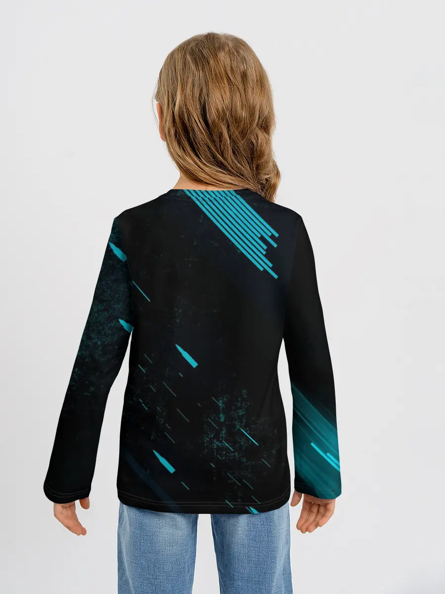 Детский лонгслив / Sky Wolf