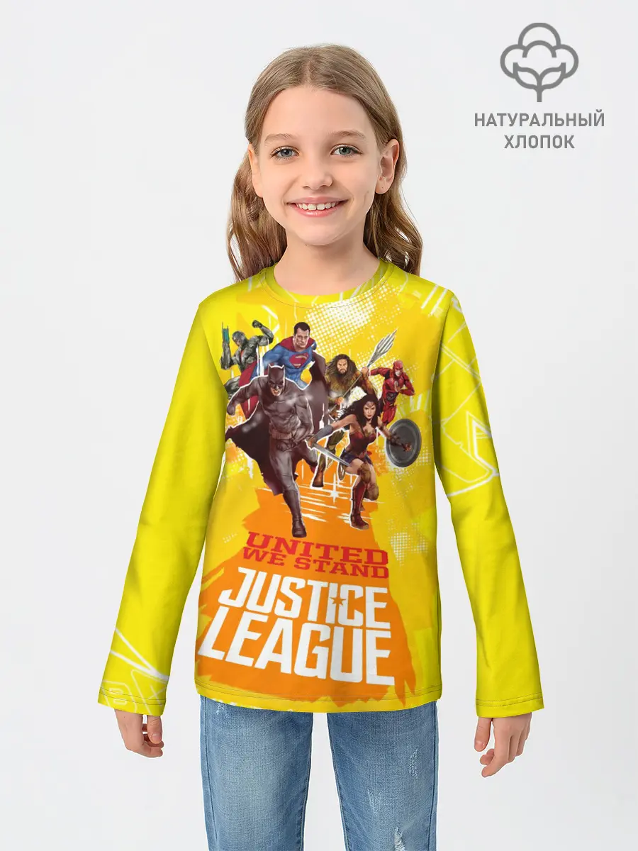 Детский лонгслив / Justice League