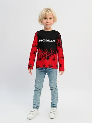 Детский лонгслив / HONDA / ХОНДА