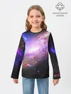 Детский лонгслив / Космическая спираль