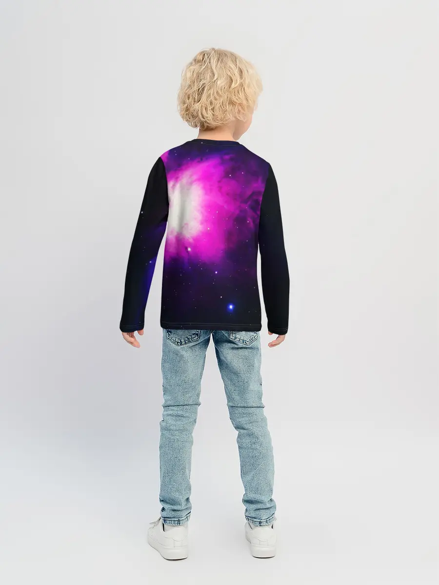 Детский лонгслив / Space