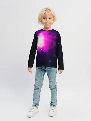 Детский лонгслив / Space