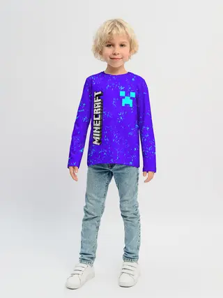 Детский лонгслив / MINECRAFT / МАЙНКРАФТ